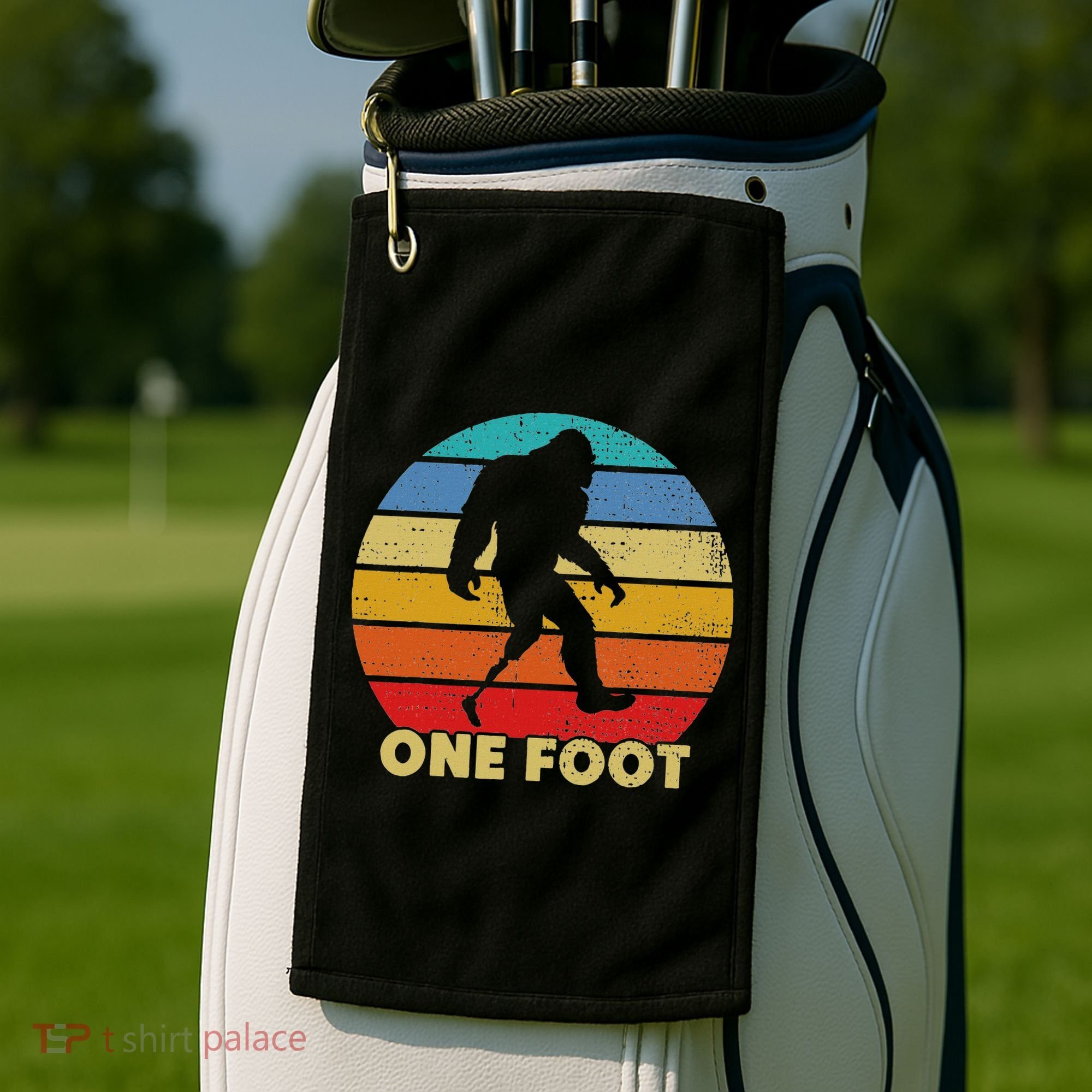 One Foot Bigfoot Prosthetics Amputated Disability Golf Towel