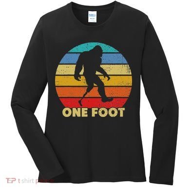 One Foot Bigfoot Prosthetics Amputated Disability Women's Long Sleeve Shirt