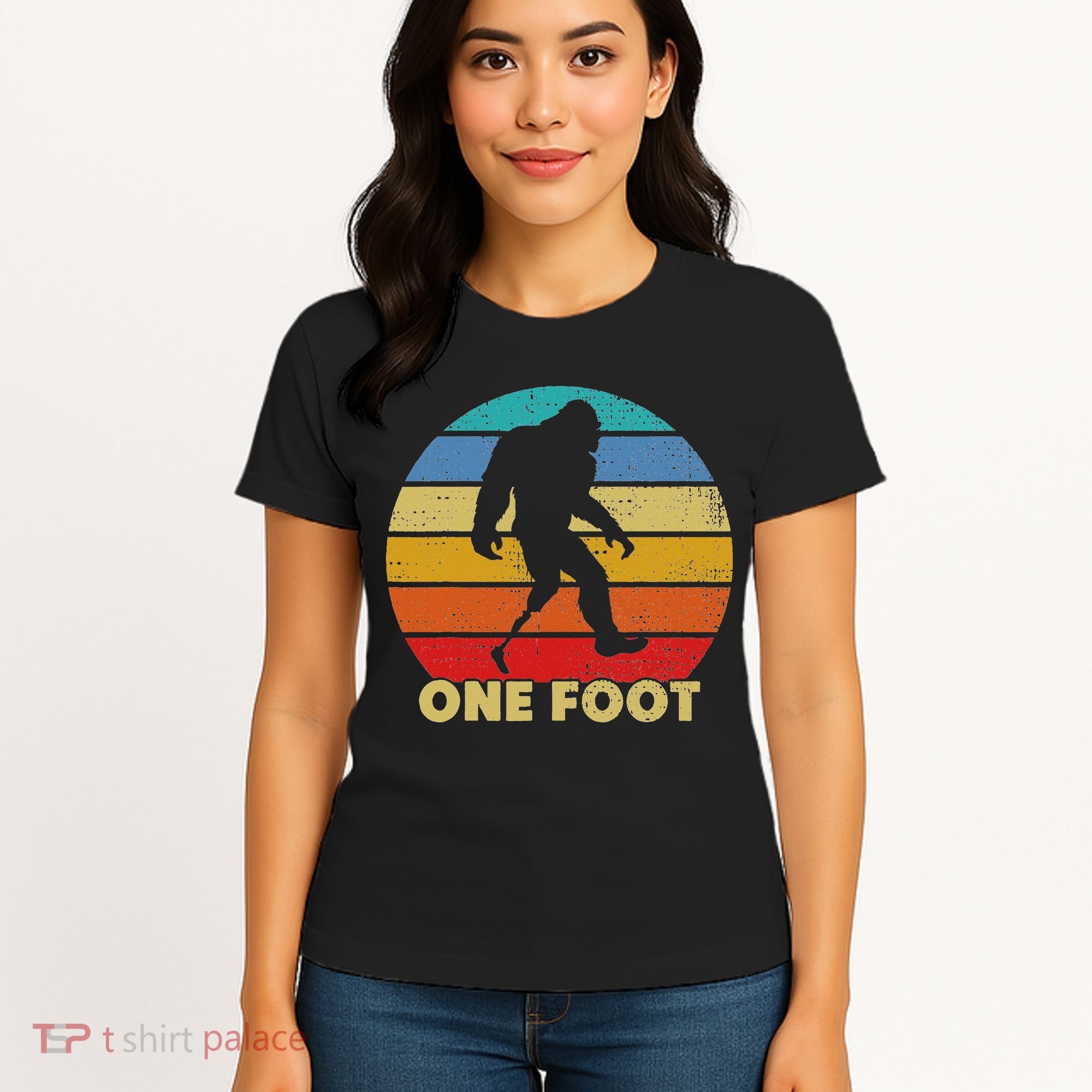 One Foot Bigfoot Prosthetics Amputated Disability Women's T-Shirt