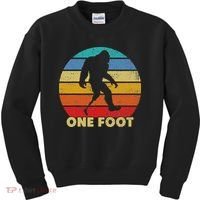 One Foot Bigfoot Prosthetics Amputated Disability Kids Sweatshirt thumb 0
