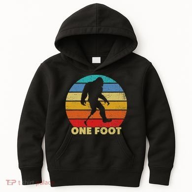 One Foot Bigfoot Prosthetics Amputated Disability Kids Hoodie