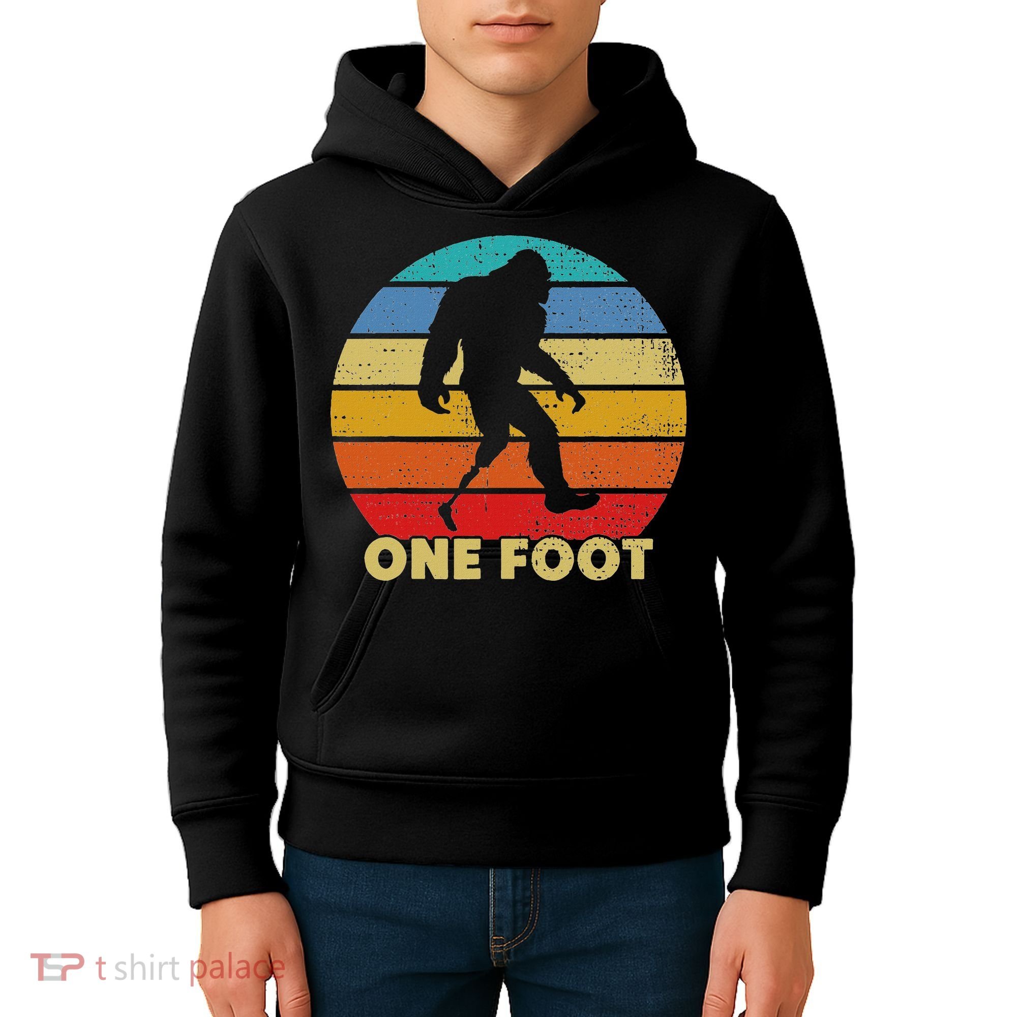 One Foot Bigfoot Prosthetics Amputated Disability Kids Hoodie