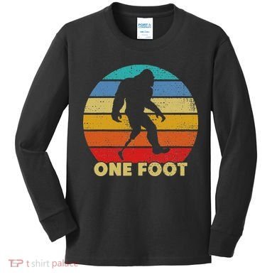 One Foot Bigfoot Prosthetics Amputated Disability Kids Long Sleeve Shirt