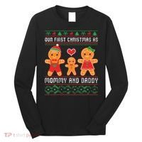 Our First Christmas As Mommy And Daddy Matching Family Long Sleeve Shirt thumb 0
