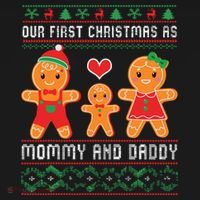 Our First Christmas As Mommy And Daddy Matching Family Long Sleeve Shirt thumb 2