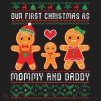 Our First Christmas As Mommy And Daddy Matching Family Hat thumb 2