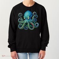 Octopus Fun Cephalopod Sea Creatures Kraken Octopus Women's Sweatshirt thumb 0