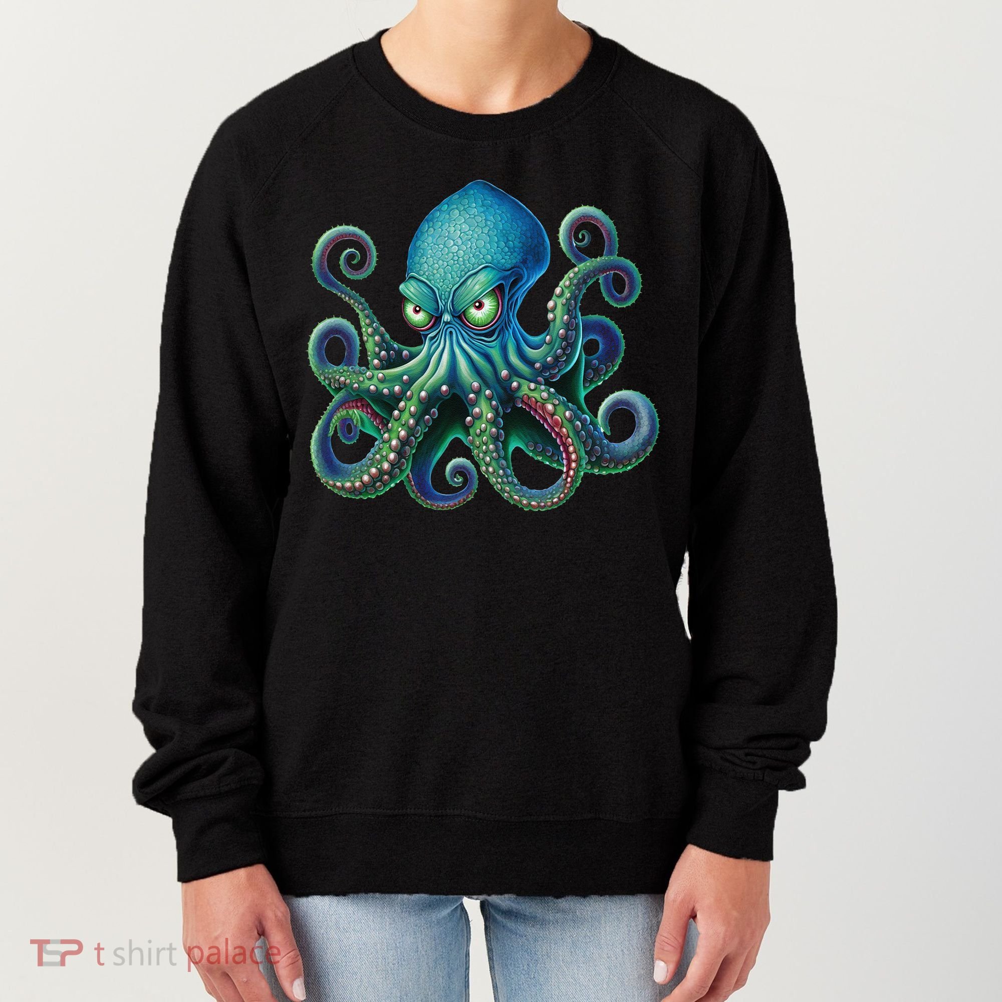 Octopus Fun Cephalopod Sea Creatures Kraken Octopus Women's Sweatshirt