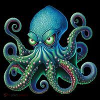 Octopus Fun Cephalopod Sea Creatures Kraken Octopus Sweatshirt thumb 3