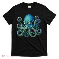 Octopus Fun Cephalopod Sea Creatures Kraken Octopus T-Shirt thumb 0