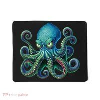 Octopus Fun Cephalopod Sea Creatures Kraken Octopus Mousepad thumb 0