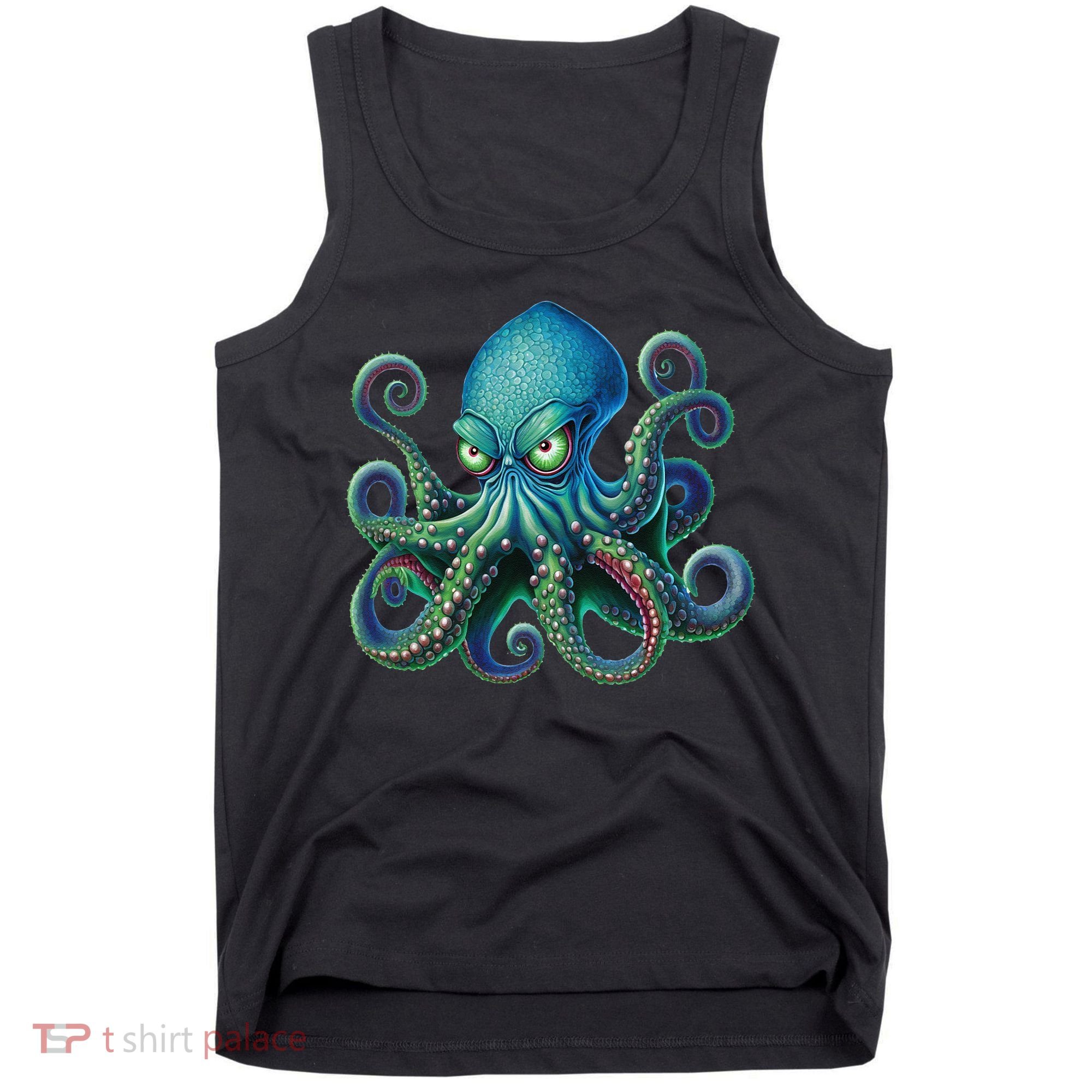 Octopus Fun Cephalopod Sea Creatures Kraken Octopus Tank Top