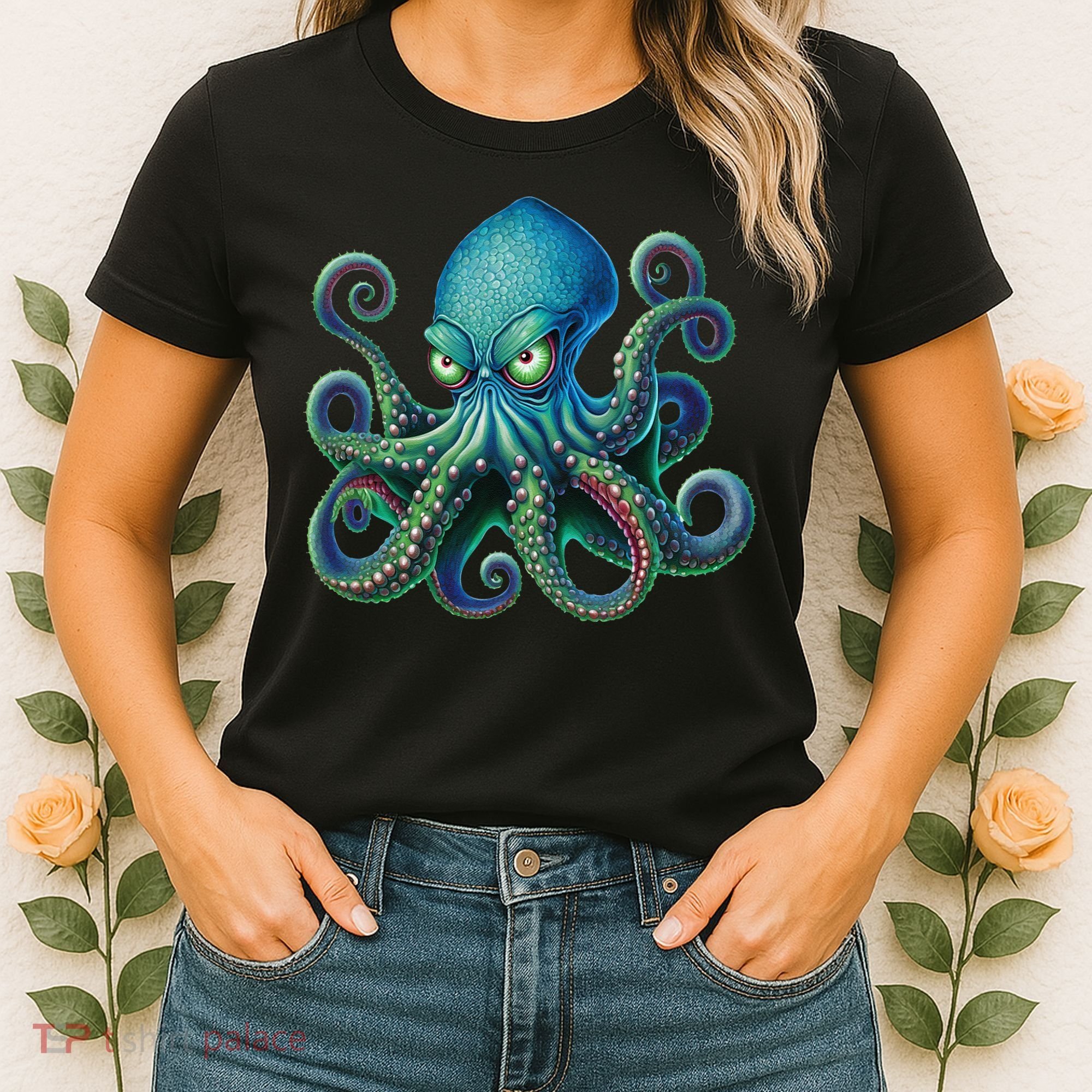 Octopus Fun Cephalopod Sea Creatures Kraken Octopus Women's T-Shirt