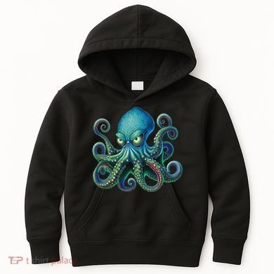 Octopus Fun Cephalopod Sea Creatures Kraken Octopus Kids Hoodie