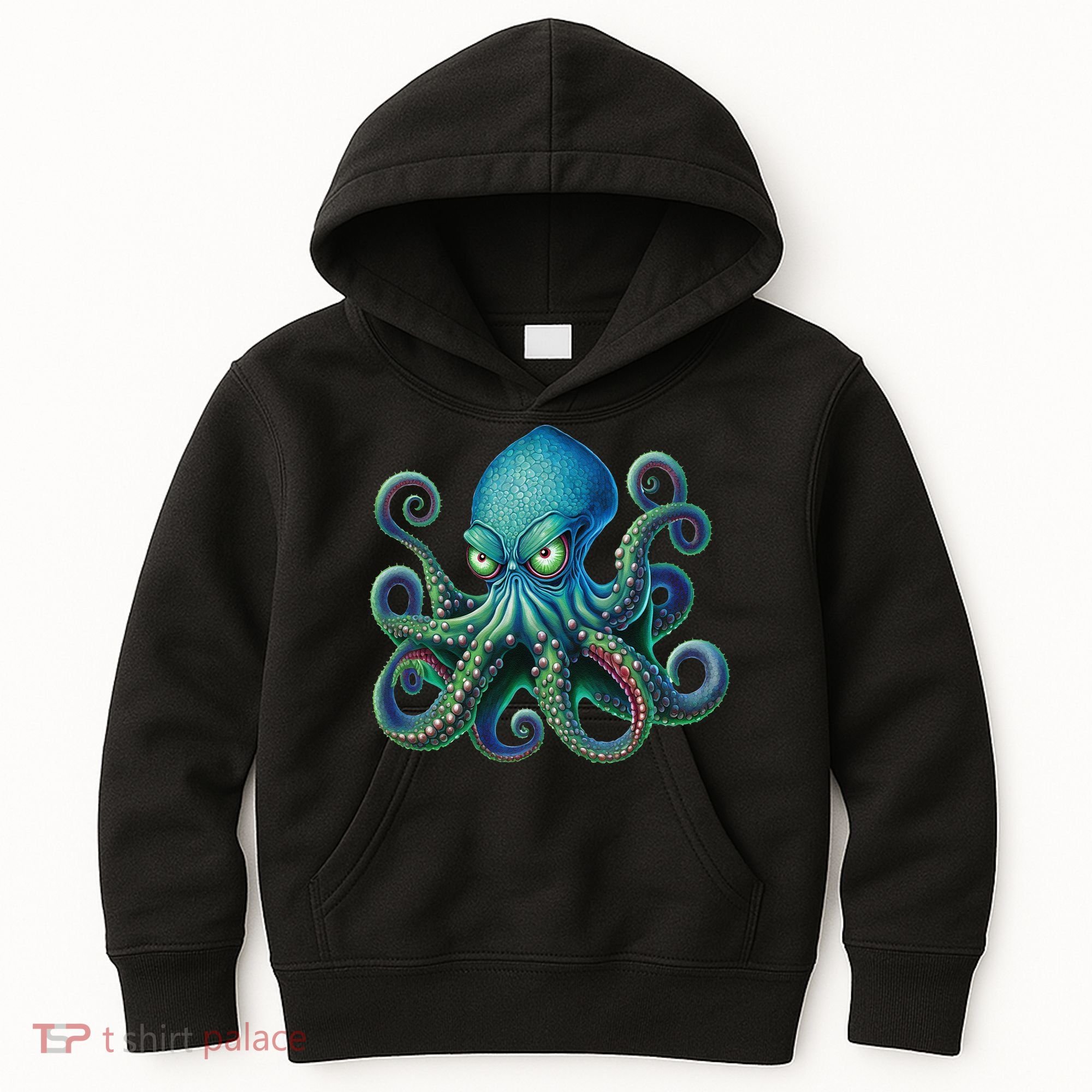 Octopus Fun Cephalopod Sea Creatures Kraken Octopus Kids Hoodie