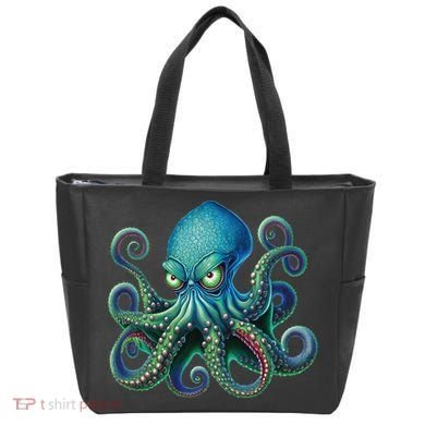 Octopus Fun Cephalopod Sea Creatures Kraken Octopus Tote Bag