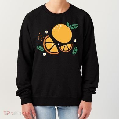 Oranges Fruit Cute Summer Kawaii Food Women's Sweatshirt