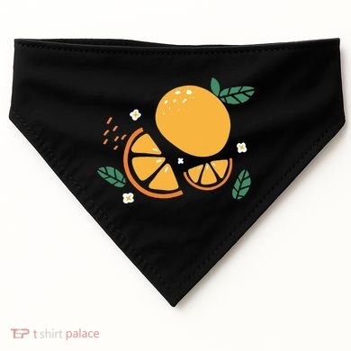 Oranges Fruit Cute Summer Kawaii Food USA-Made Doggie Bandana