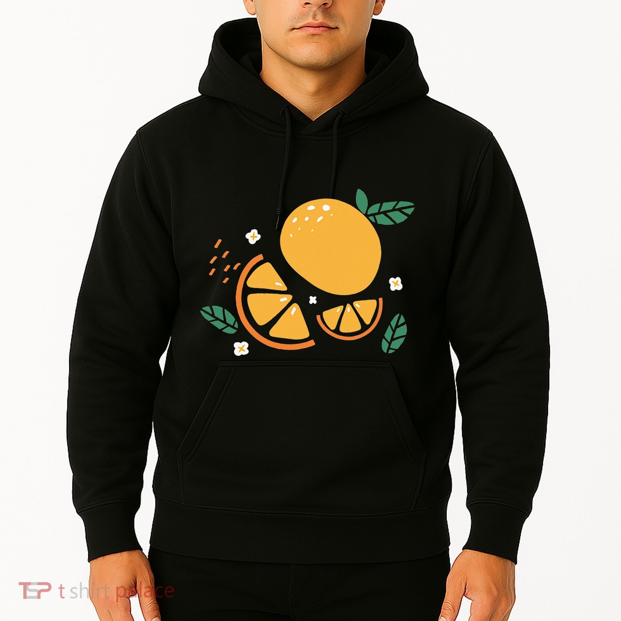 Oranges Fruit Cute Summer Kawaii Food Hoodie