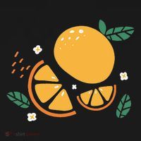 Oranges Fruit Cute Summer Kawaii Food Long Sleeve Shirt thumb 2
