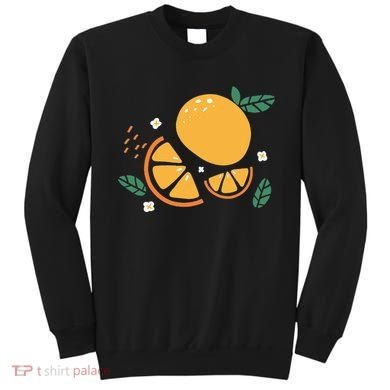 Oranges Fruit Cute Summer Kawaii Food Sweatshirt