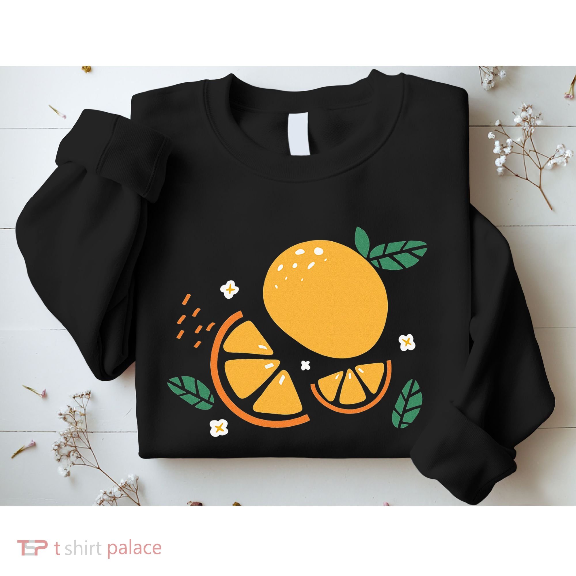 Oranges Fruit Cute Summer Kawaii Food Sweatshirt