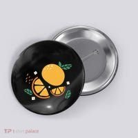 Oranges Fruit Cute Summer Kawaii Food Button thumb 0