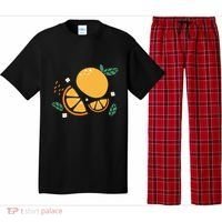 Oranges Fruit Cute Summer Kawaii Food Pajama Set thumb 0
