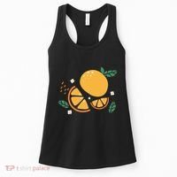 Oranges Fruit Cute Summer Kawaii Food Women's Tank Top thumb 0