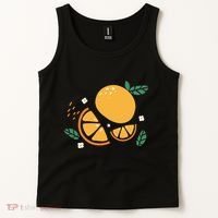 Oranges Fruit Cute Summer Kawaii Food Tank Top thumb 2