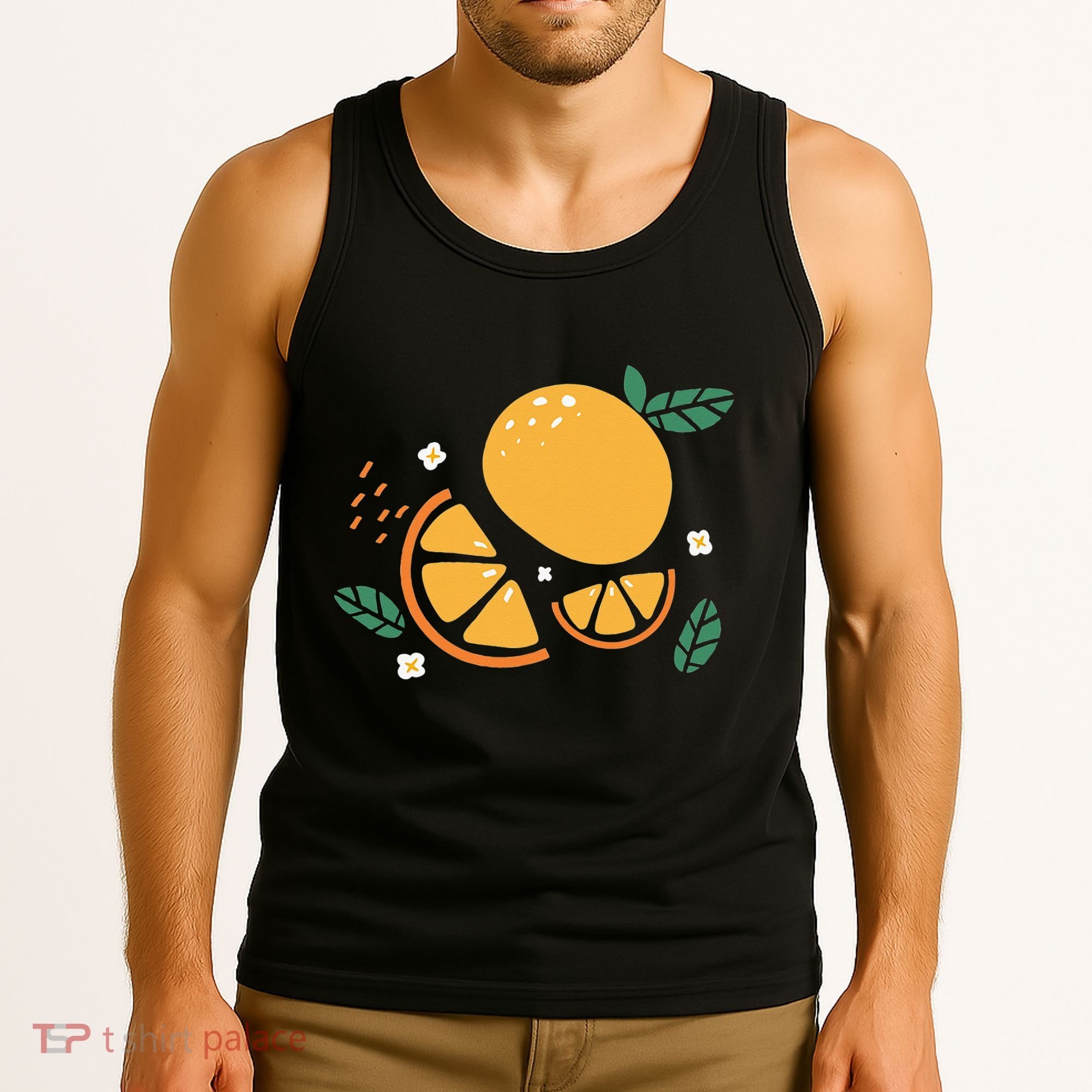 Oranges Fruit Cute Summer Kawaii Food Tank Top