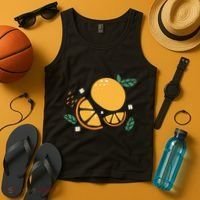Oranges Fruit Cute Summer Kawaii Food Tank Top thumb 4