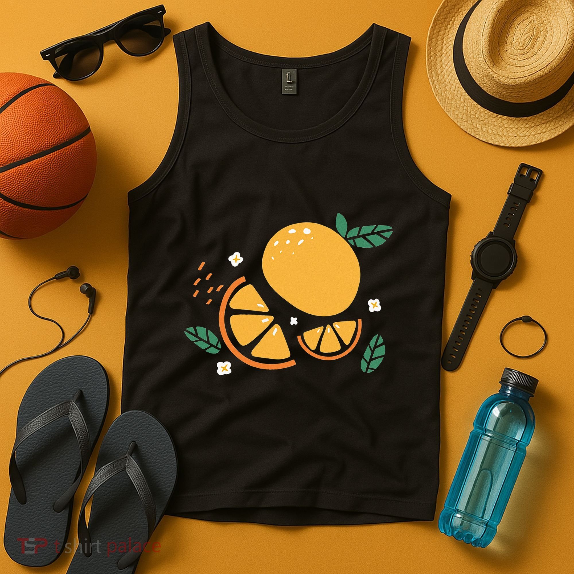 Oranges Fruit Cute Summer Kawaii Food Tank Top
