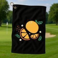 Oranges Fruit Cute Summer Kawaii Food Golf Towel thumb 1