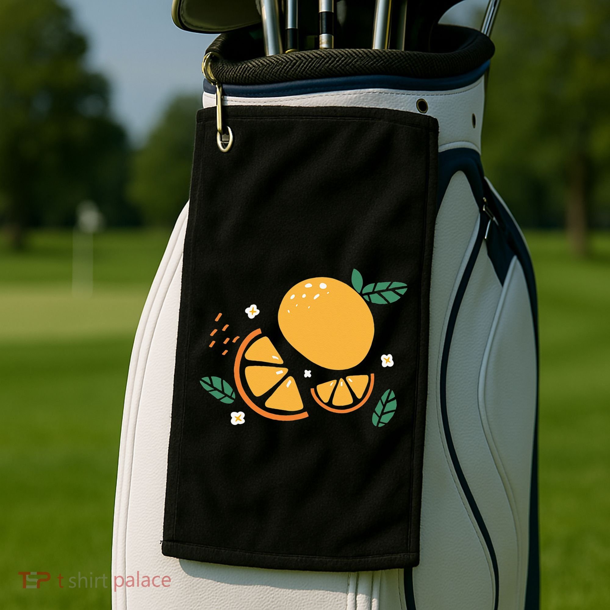 Oranges Fruit Cute Summer Kawaii Food Golf Towel