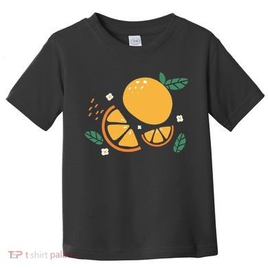 Oranges Fruit Cute Summer Kawaii Food Toddler T-Shirt