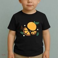 Oranges Fruit Cute Summer Kawaii Food Toddler T-Shirt thumb 2