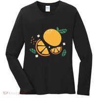 Oranges Fruit Cute Summer Kawaii Food Women's Long Sleeve Shirt thumb 0