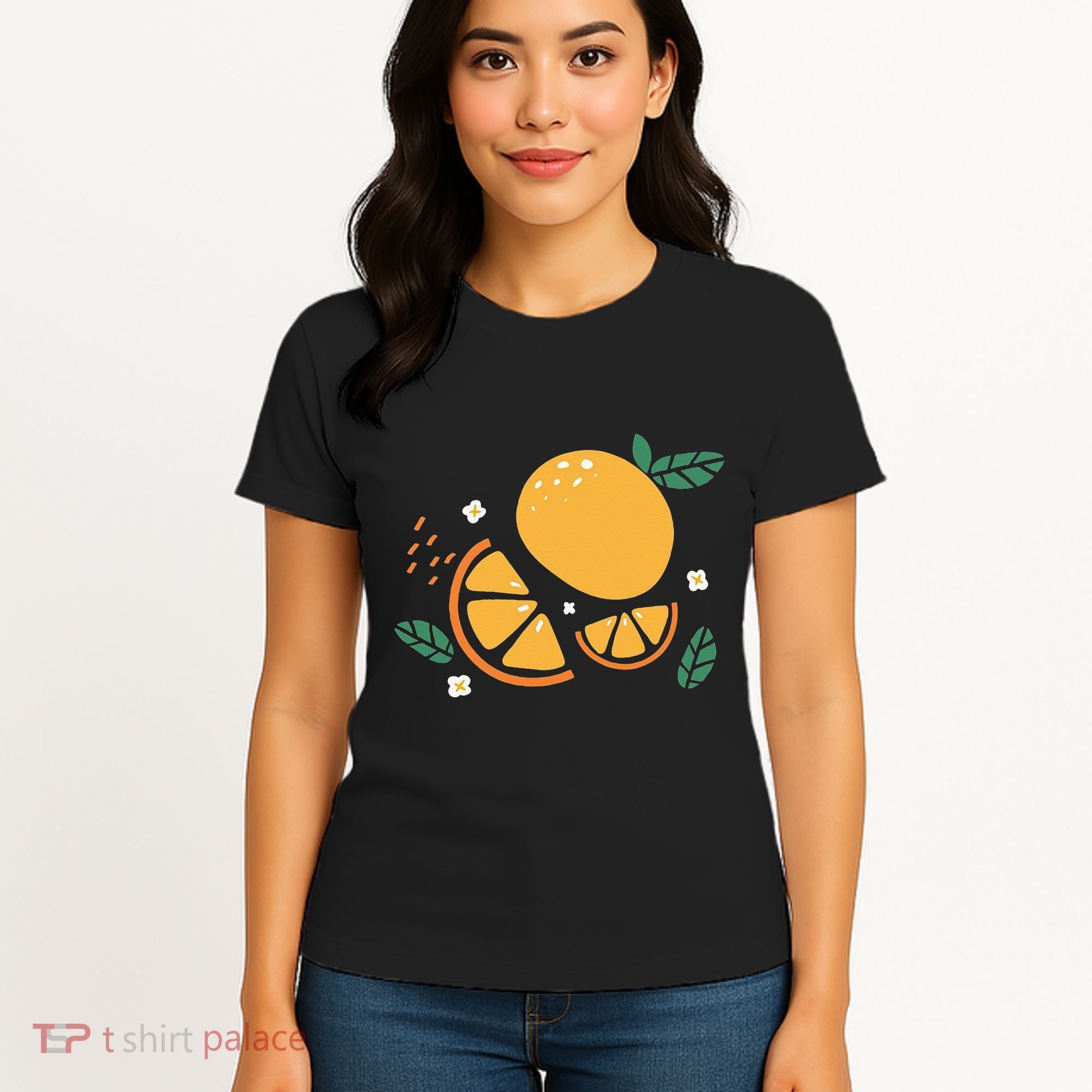 Oranges Fruit Cute Summer Kawaii Food Women's T-Shirt