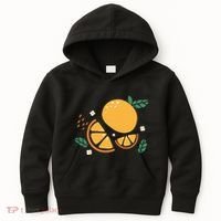 Oranges Fruit Cute Summer Kawaii Food Kids Hoodie thumb 0