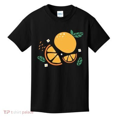 Oranges Fruit Cute Summer Kawaii Food Kids T-Shirt