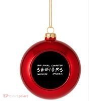 Our Final Chapter Seniors 2026 Graduation Senior 26 Graduation Plastic Christmas Ball Ornament thumb 0