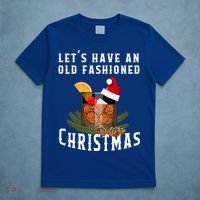 Old Fashioned Christmas Funny Bourbon Whiskey Cocktail Gift T-Shirt thumb 5