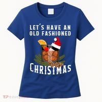 Old Fashioned Christmas Funny Bourbon Whiskey Cocktail Gift Women's T-Shirt thumb 0