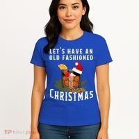 Old Fashioned Christmas Funny Bourbon Whiskey Cocktail Gift Women's T-Shirt thumb 4