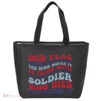 Our Flag Does Not Fly Because The Wind Moves It Tote Bag thumb 0