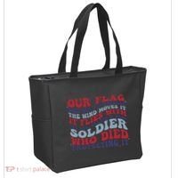 Our Flag Does Not Fly Because The Wind Moves It Tote Bag thumb 2