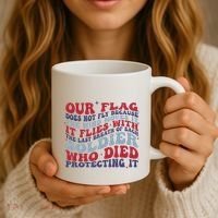 Our Flag Does Not Fly Because The Wind Moves It Coffee Mug thumb 3