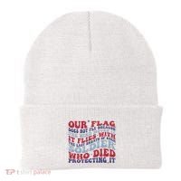 Our Flag Does Not Fly Because The Wind Moves It Beanie thumb 0