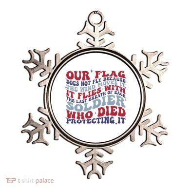 Our Flag Does Not Fly Because The Wind Moves It Ornament